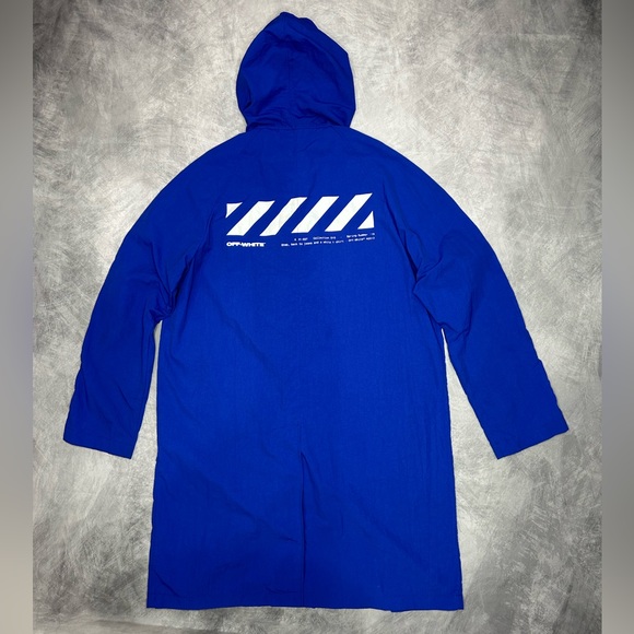 OFF-WHITE Logo Windbreaker Jacket men's